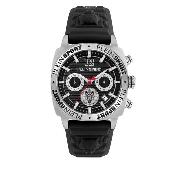 Plein Sport Ročna ura Plein Sport Wildcat PSGBA0623 Black Guilloché