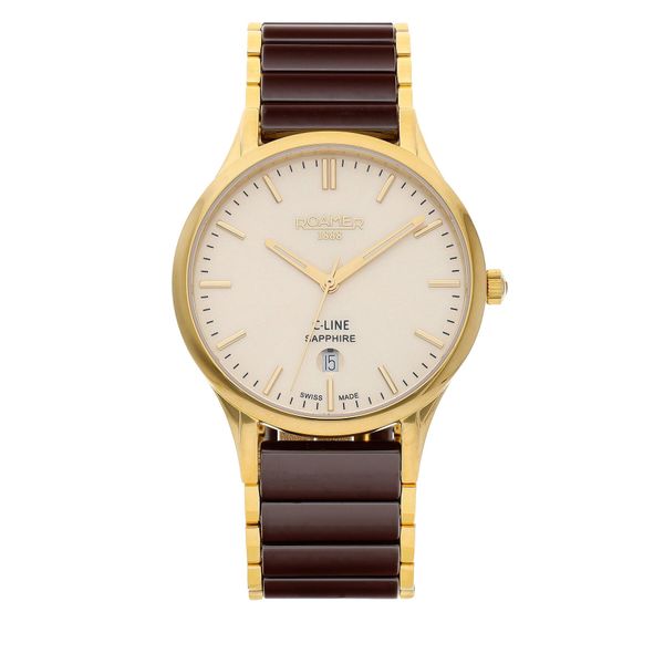 Roamer Ročna ura Roamer C-Line 658833 48 35 63 Brown/Gold