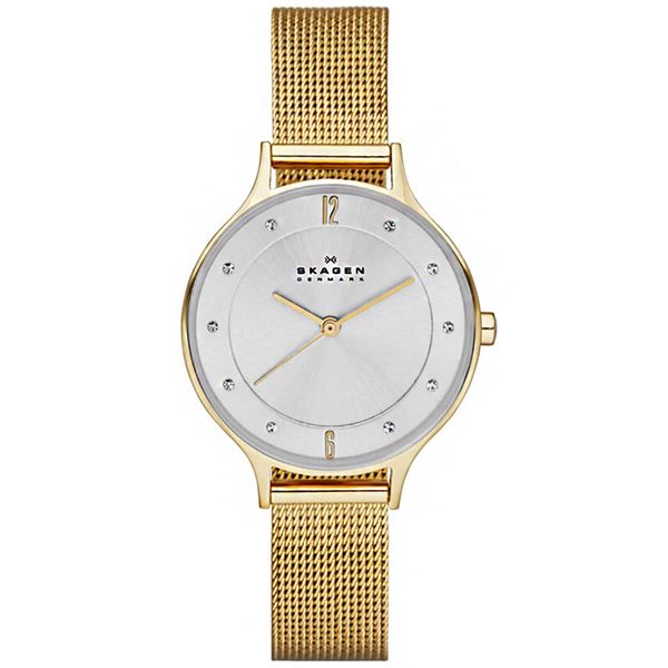 Skagen Ročna ura Skagen Anita SKW2150 Zlata