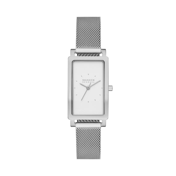 Skagen Ročna ura Skagen Hagen SKW3096 Srebrna