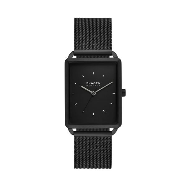 Skagen Ročna ura Skagen Hagen SKW6928 Črna