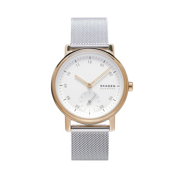 Skagen Ročna ura Skagen Kuppel Lille SKW3101 Srebrna