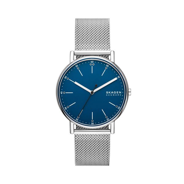 Skagen Ročna ura Skagen Signatur SKW6904 Srebrna