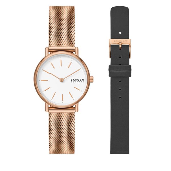 Skagen Ročna ura Skagen SKW1153SET Rose Gold