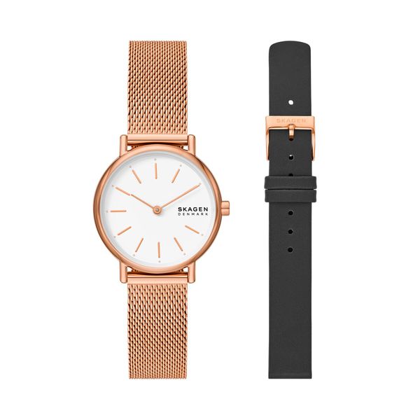 Skagen Ročna ura Skagen SKW1153SET Zlata