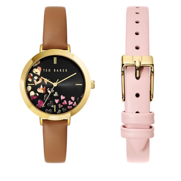 Ted Baker Ročna ura Ted Baker Ammy Hearts BKG028000 Rjava