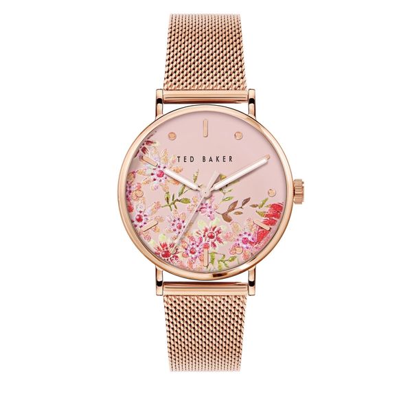 Ted Baker Ročna ura Ted Baker Phylipa BKPPHS237 Zlata