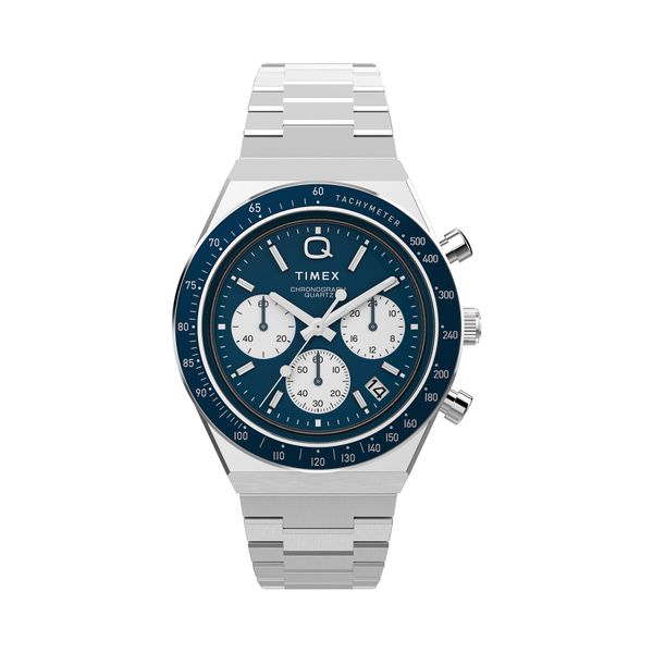 Timex Ročna ura Timex Diver Inspired TW2W51600 Blue/Silver