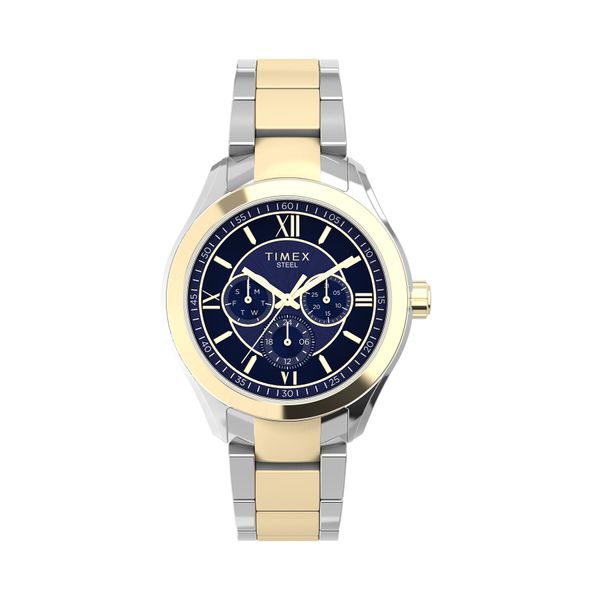 Timex Ročna ura Timex Dress TW2V95500 Srebrna