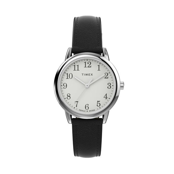 Timex Ročna ura Timex Easy Reader Classic TW2W32500 Črna