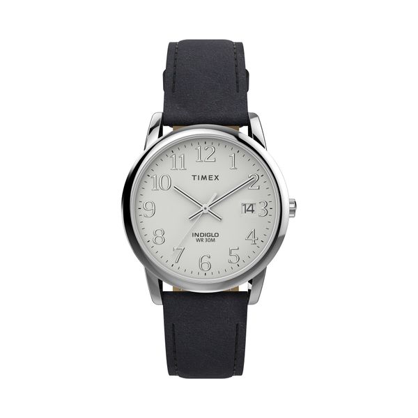 Timex Ročna ura Timex Easy Reader Classic TW2W54300 White/Black