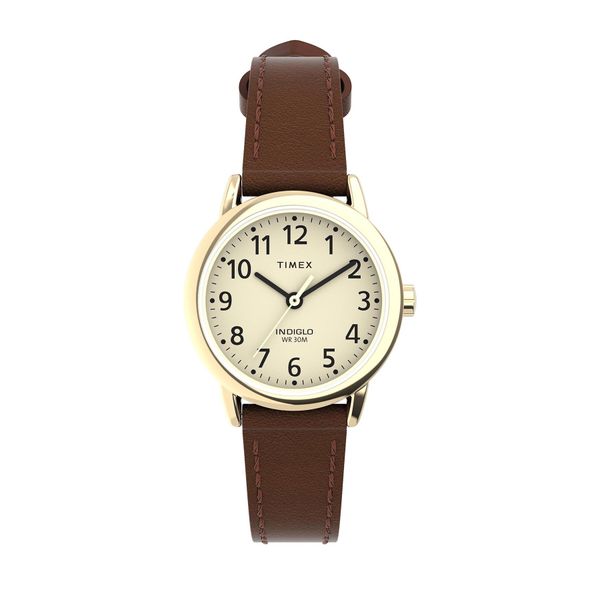 Timex Ročna ura Timex Easy Reader TW2V75400 Rjava