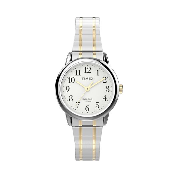 Timex Ročna ura Timex Easy Reader TW2W52500 Srebrna