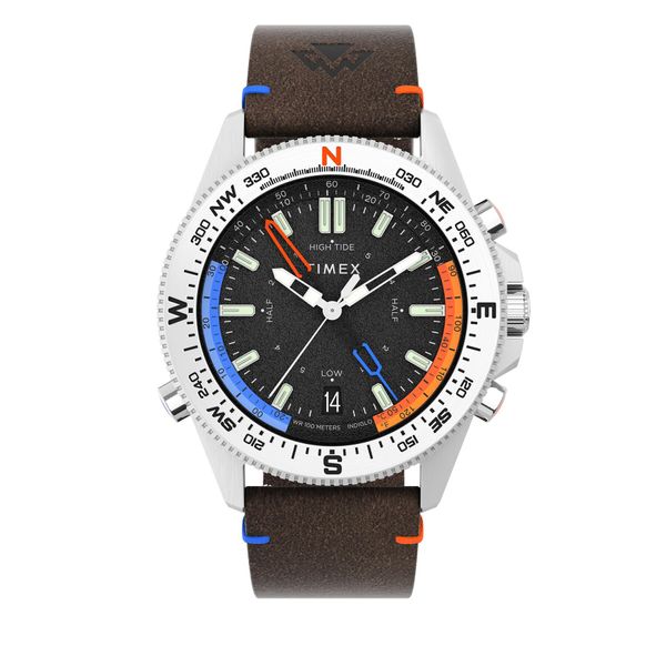 Timex Ročna ura Timex Expedition North Tide-Temp-Compass TW2V64400 Brown