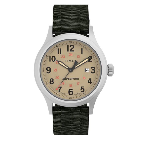 Timex Ročna ura Timex Expedition North TW2V65800 Zelena