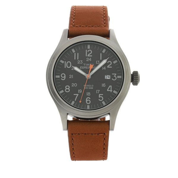 Timex Ročna ura Timex Expedition Scout TW4B26000 Rjava