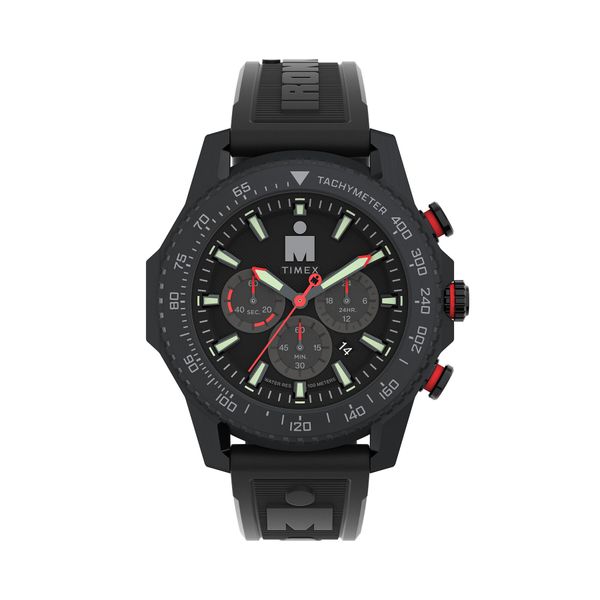 Timex Ročna ura Timex Ironman Finisher Adrenaline TW2W55400 Črna