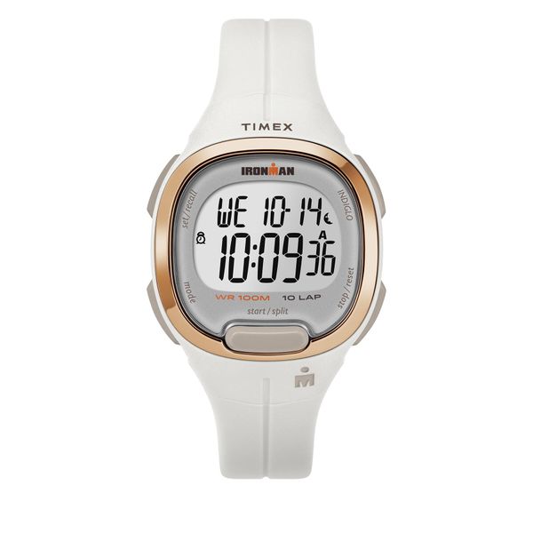 Timex Ročna ura Timex Ironman TW5M19900 Bela