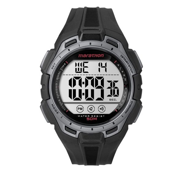 Timex Ročna ura Timex Marathon TW5K94600 Black/Black
