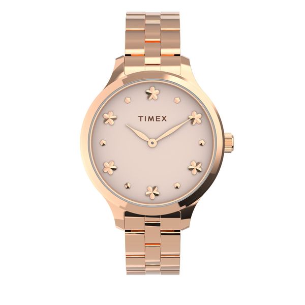 Timex Ročna ura Timex Peyton TW2V23400 Rose Gold/Rose Gold
