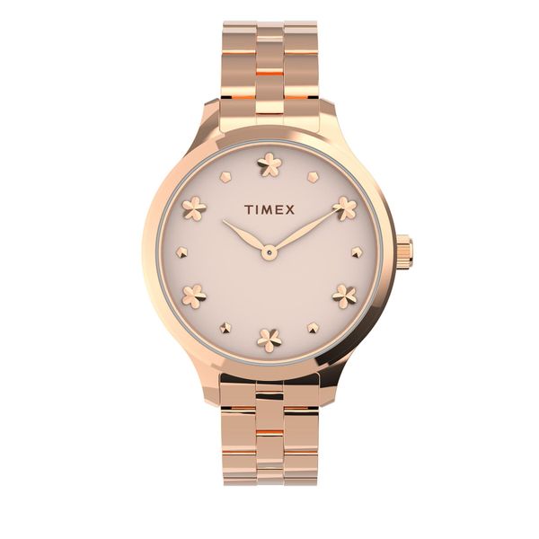 Timex Ročna ura Timex Peyton TW2V23400 Zlata