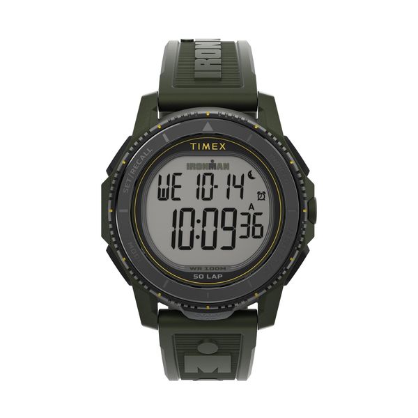 Timex Ročna ura Timex ronman Finisher Adrenaline TW5M58000 Zelena