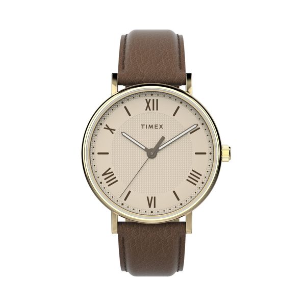 Timex Ročna ura Timex Southview TW2V91300 Rjava