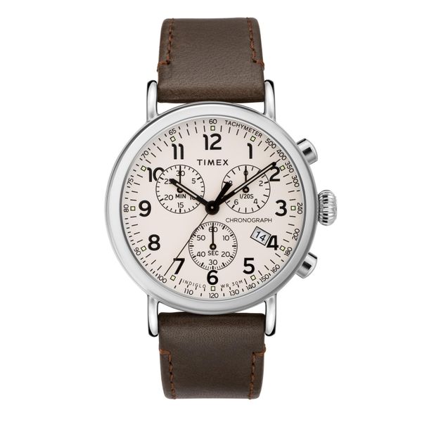 Timex Ročna ura Timex Standard TW2T21000 Rjava