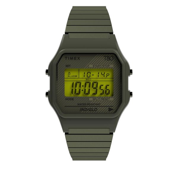 Timex Ročna ura Timex T80 TW2U94000 Zelena