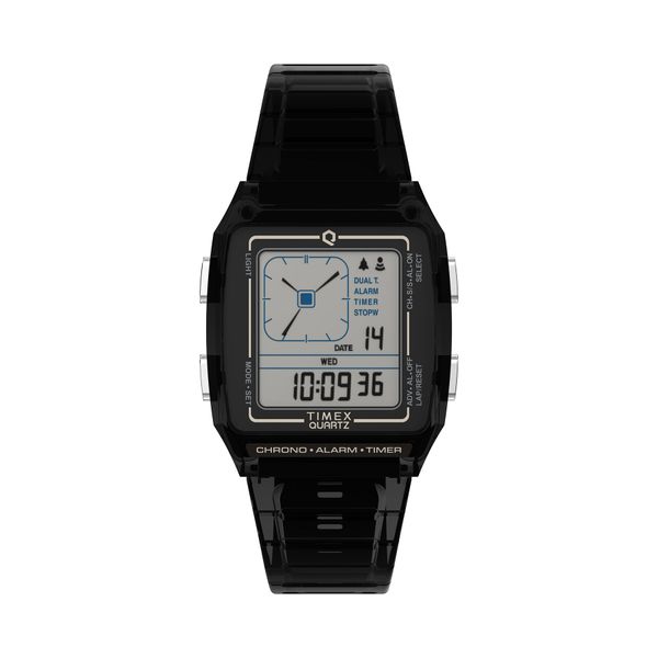 Timex Ročna ura Timex Timex Q TW2W45000 Siva