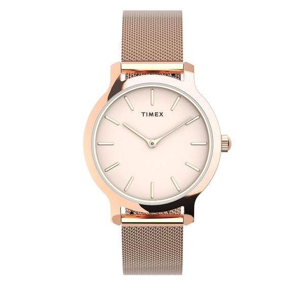 Timex Ročna ura Timex Transcend TW2U86600 Zlata