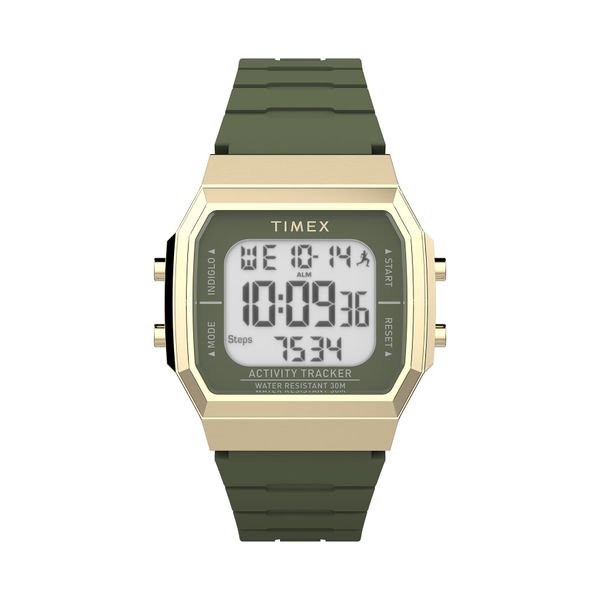 Timex Ročna ura Timex TW5M60800 Zelena