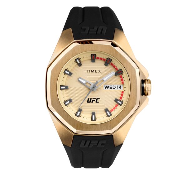 Timex Ročna ura Timex UFC Pro TW2V57100 Črna