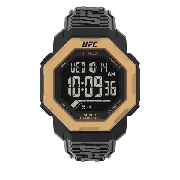 Timex Ročna ura Timex UFC Strength Knockout TW2V89000 Črna