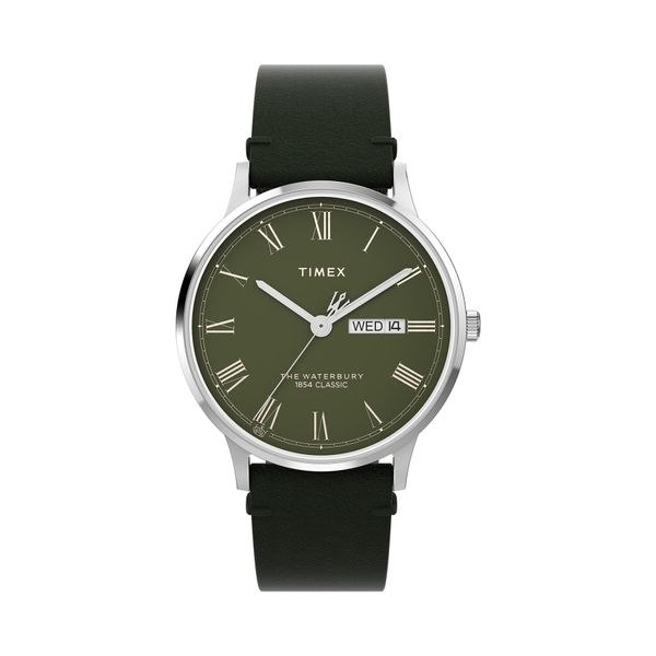 Timex Ročna ura Timex Waterbury Classic TW2W50500 Zelena