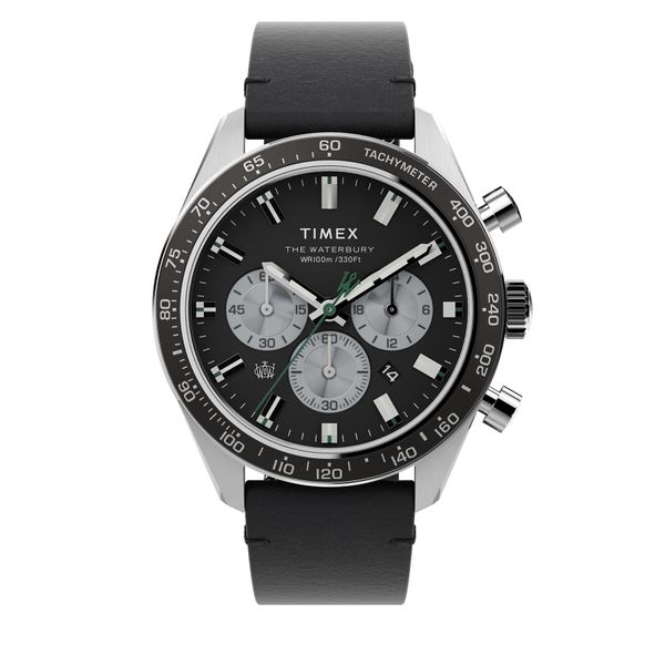 Timex Ročna ura Timex Waterbury Dive Chronograph TW2V42500 Black