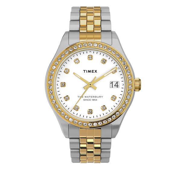 Timex Ročna ura Timex Waterbury Legacy TW2U53900 Zlata