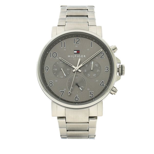 Tommy Hilfiger Ročna ura Tommy Hilfiger Daniel TH1710382 Silver/White