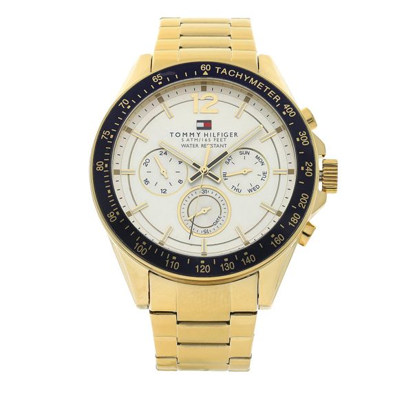 Tommy Hilfiger Ročna ura Tommy Hilfiger Luke 1791121 Gold/White