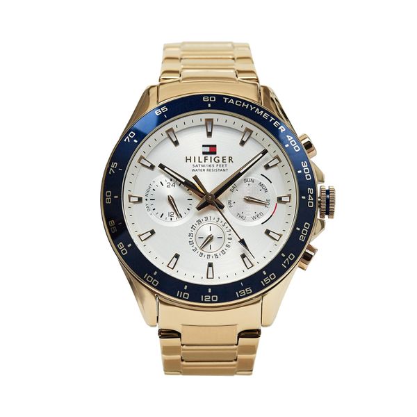 Tommy Hilfiger Ročna ura Tommy Hilfiger Owen 1791969 Gold/Gold