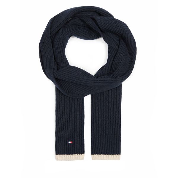 Tommy Hilfiger Šal Tommy Hilfiger Block Flag Scarf AM0AM12061 Mornarsko modra