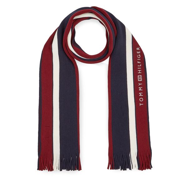 Tommy Hilfiger Šal Tommy Hilfiger Corporate Raschelle Scarf AM0AM11493 Mornarsko modra