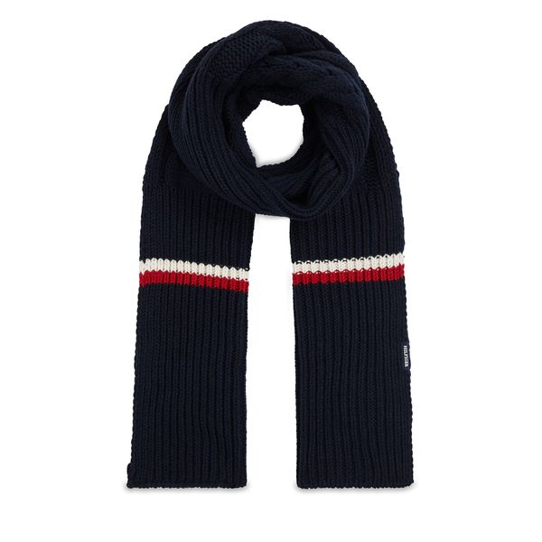 Tommy Hilfiger Šal Tommy Hilfiger Monotype Chunky Knit Scarf AM0AM11507 Mornarsko modra