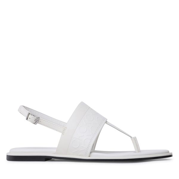 Calvin Klein Sandali Calvin Klein Almond Tp Sandal HW0HW01536 Marshmallow Mono 0LI