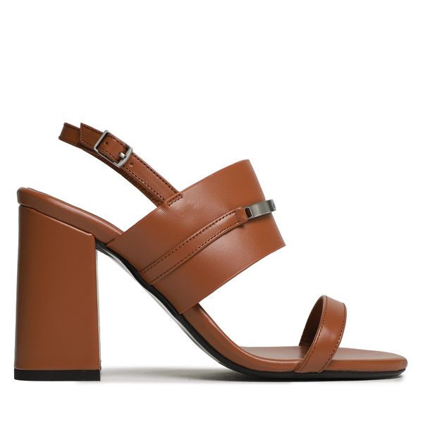 Calvin Klein Sandali Calvin Klein Block Hl Sandal HW0HW01612 Rjava