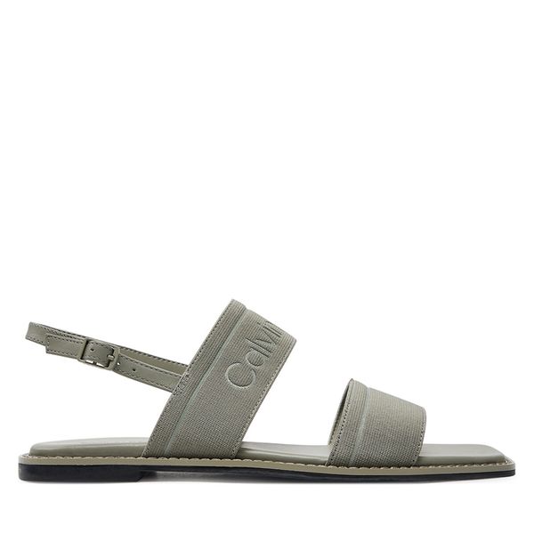 Calvin Klein Sandali Calvin Klein Flat Sandal He HW0HW01990 Siva