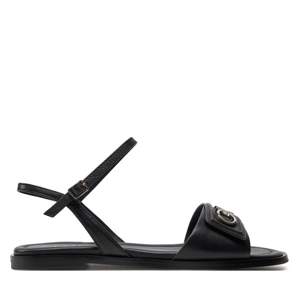 Calvin Klein Sandali Calvin Klein Flat Sandal Relock Lth HW0HW01942 Black BEH