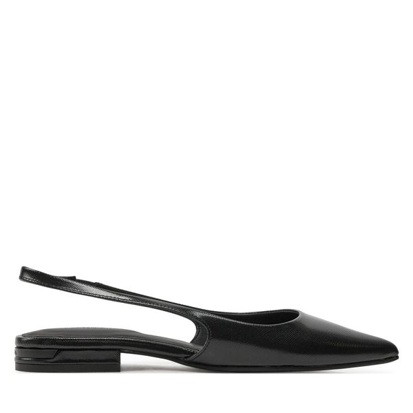 Calvin Klein Sandali Calvin Klein Flat Slingback Pump Saff HW0HW02135 Črna