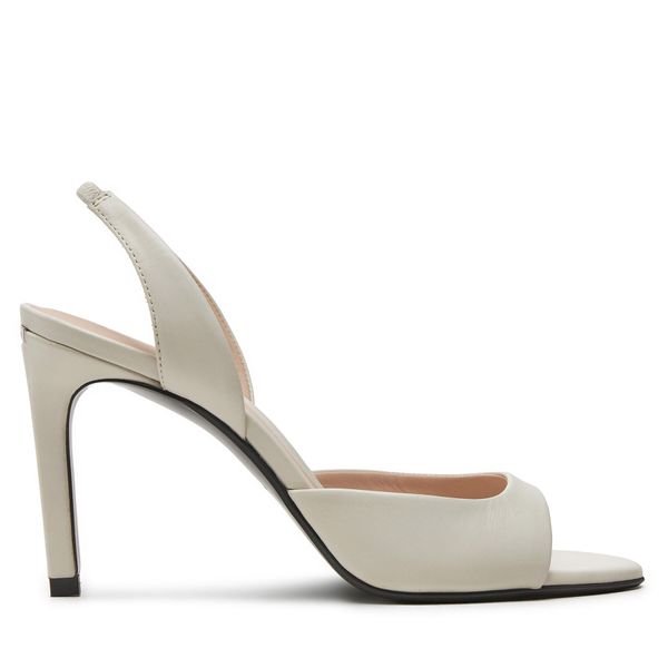 Calvin Klein Sandali Calvin Klein Heel D'Orsay Sandal 90 Lth HW0HW02124 Écru