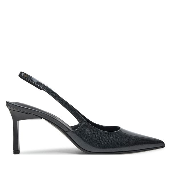 Calvin Klein Sandali Calvin Klein Heel Slingback Pump 70 Saff Lth HW0HW02068 Črna